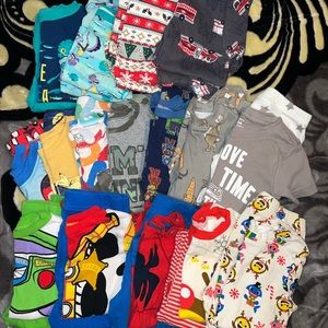 Toddler Boys *16 Pairs* Pajama Sets BUNDLE